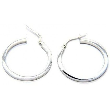 white gold hoop earrings for women