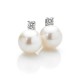women's earrings with pearls and diamonds