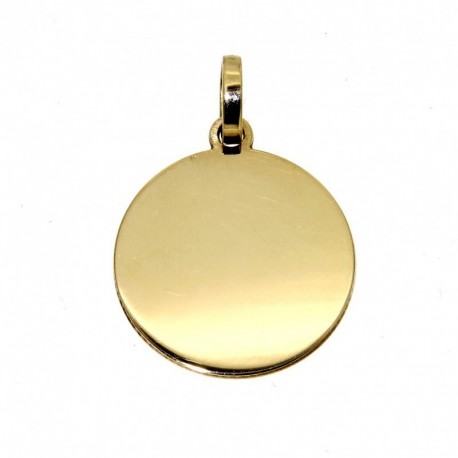round gold medal 00208