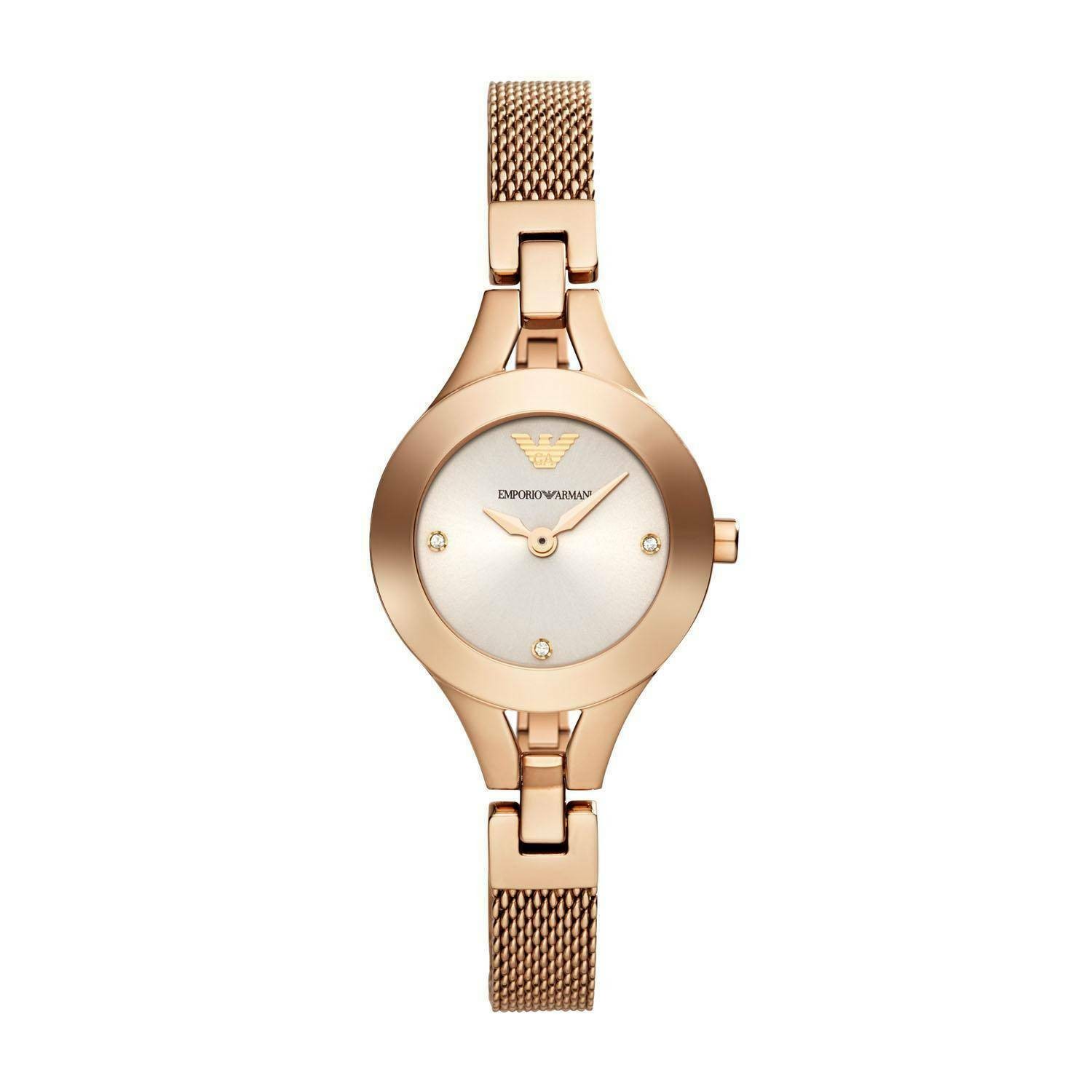 Ar1877 Armani Ihr Damen ARMANI DAMEN UHR AR1877 SILBER ZIFFERBLATT