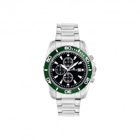 Lorenz Men's Watch Chronograph Sport Black Green 026117EE