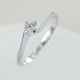 Anello solitario piccolo con diamante montatura Valentine 0.16 carati 00218