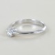 Medium Solitaire ring with 0.31 carat diamond 00229