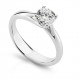 GIA certified diamond solitaire ring ct. 0.40 F color 00234