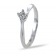 Solitaire ring with diamond setting and diamond ct 0.06 00245