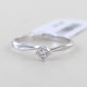Solitaire ring with diamond setting and diamond ct 0.06 00245