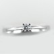 Solitaire ring with diamond ct 0.10 G VS straight 00246