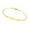 Men's bracelet with BR1240G yellow gold plate