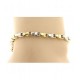 Bracelet chaîne pour homme en or jaune et blanc BR1424BG