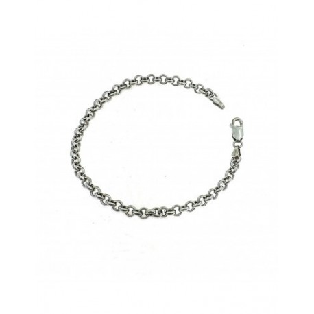 18 kt white gold rolò bracelet BR2727B