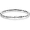 Women's bracelet in white gold elastic BR3072B