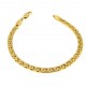Women's bracelet in yellow gold with cobra link BR3205G