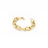 Bracelet femme en or jaune avec chaîne satin BR3235G