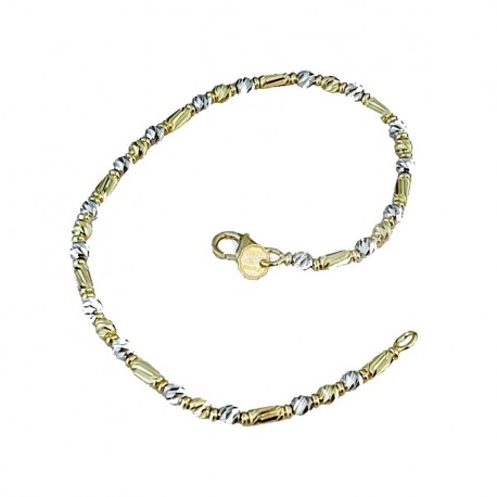 BR761BC Bracelet Homme Tubulaire Brillant