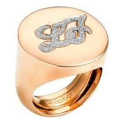 Bague femme Morellato avec logo gravé LJ896