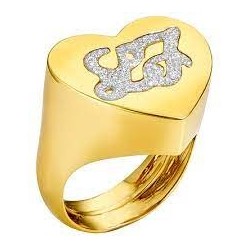 Liu Jo women's ring with engraved logo LJ892