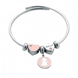 Liu Jo women's rigid bracelet with girl pendant LJ1376