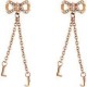 Liu Jo women's pendant earrings with bow LJ1292