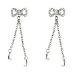 Liu Jo women's earrings in steel with bow with zircons LJ1289