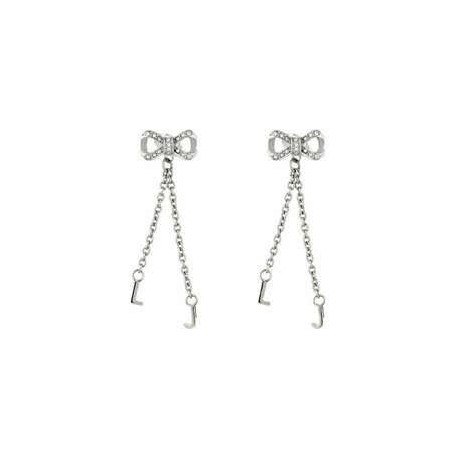 Liu Jo women's earrings in steel with bow with zircons LJ1289