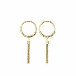 Liu Jo pendant earrings with gold color fringe LJ1162