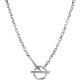 Liu Jo women's chain necklace with circle LJ1027