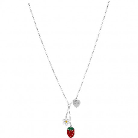 Liu Jo Mädchen Halskette mit Erdbeere BLJ369