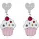 Liu Jo drop earrings with cupcake BLJ364