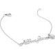 Liu Jo women's bracelet in silver with all my love written ALJ018