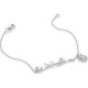 Liu Jo women's bracelet in silver with written with love ALJ014