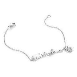 Liu Jo women's bracelet in silver with written with love ALJ014