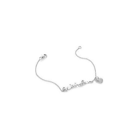 Liu Jo women's bracelet in silver with written with love ALJ014