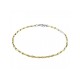 BR913G yellow gold tubular chain men's bracelet