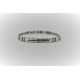 Bracelet man steel and cubic zirconia