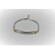 Armband herren silber und gold