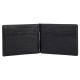 Leather wallet with Mont Blanc money clip 114462
