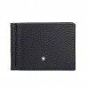 Leather wallet with Mont Blanc money clip 114462