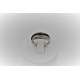 Ring with cubic zirconia white and blacks