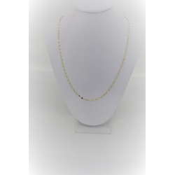 Gold necklace 18 kt rolled