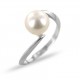 Anello con perla Freshwater 8.00-8.50 mm 00341