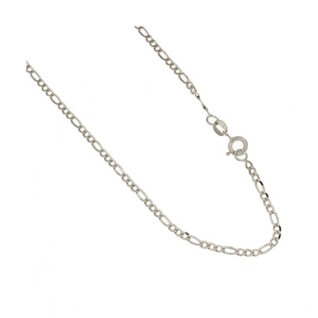 Men's white gold chain necklace C1734B