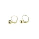 shiny sphere earrings with monachina hook in yellow gold O2004G