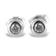 Medium Cipollina light point earrings in white gold and diamonds ct. 0.10 G VS 00369