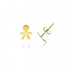 boucles d'oreilles bébé en or jaune O2061G