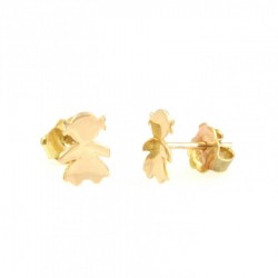 baby earrings in yellow gold O2064G