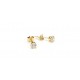 light point earrings in yellow gold O2092G