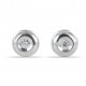 Small Cipollina light point earrings in white gold and diamonds ct. 0.03 G VS 00397