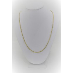 Collier Maille Rouleau D'Or