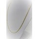 Collier Maille Rouleau D'Or