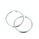 cercles lisses barillet rond barillet or blanc O2222B